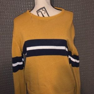 Yellow Striped Sweater